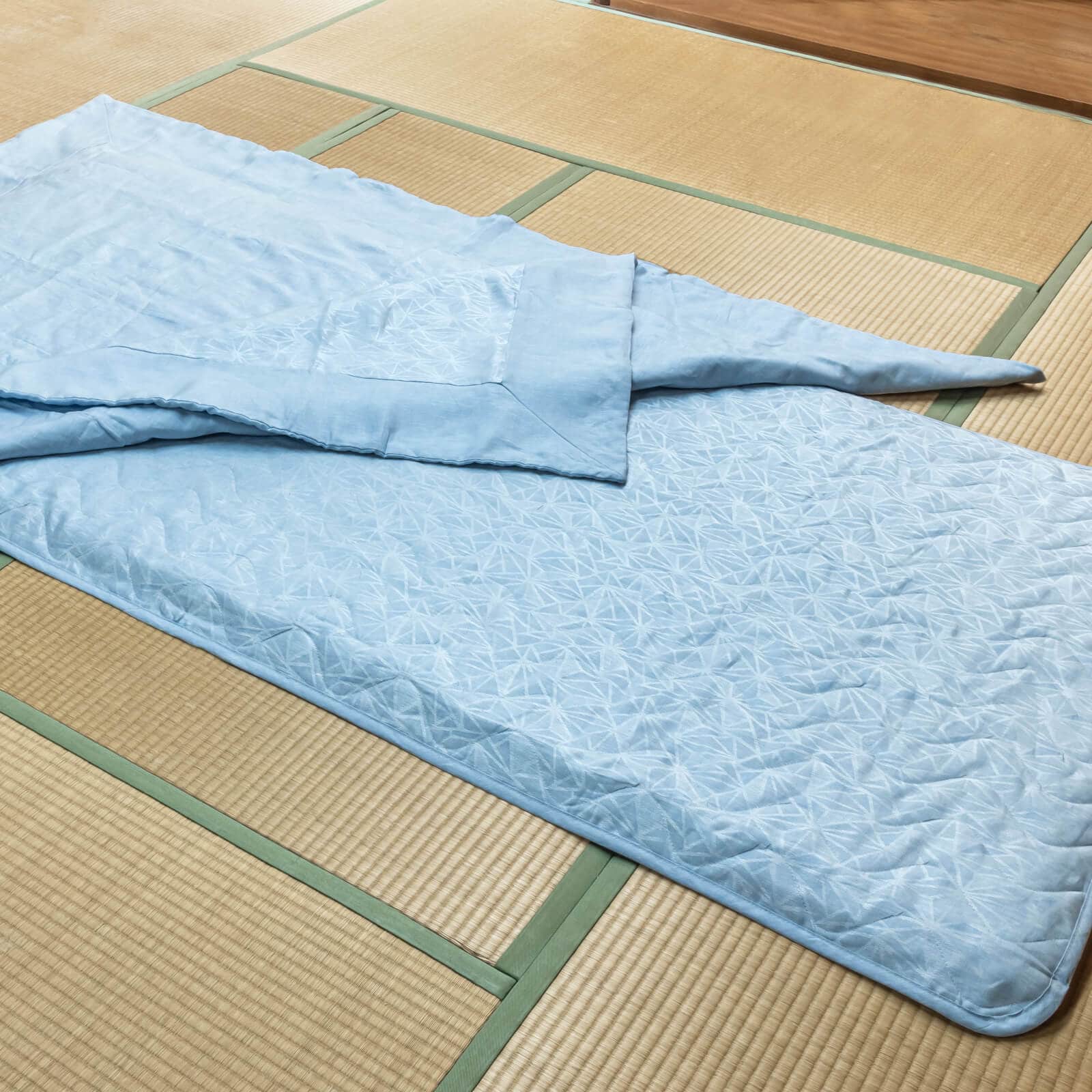 滋賀麻工業 洗えるジャカード織リネン敷パッド