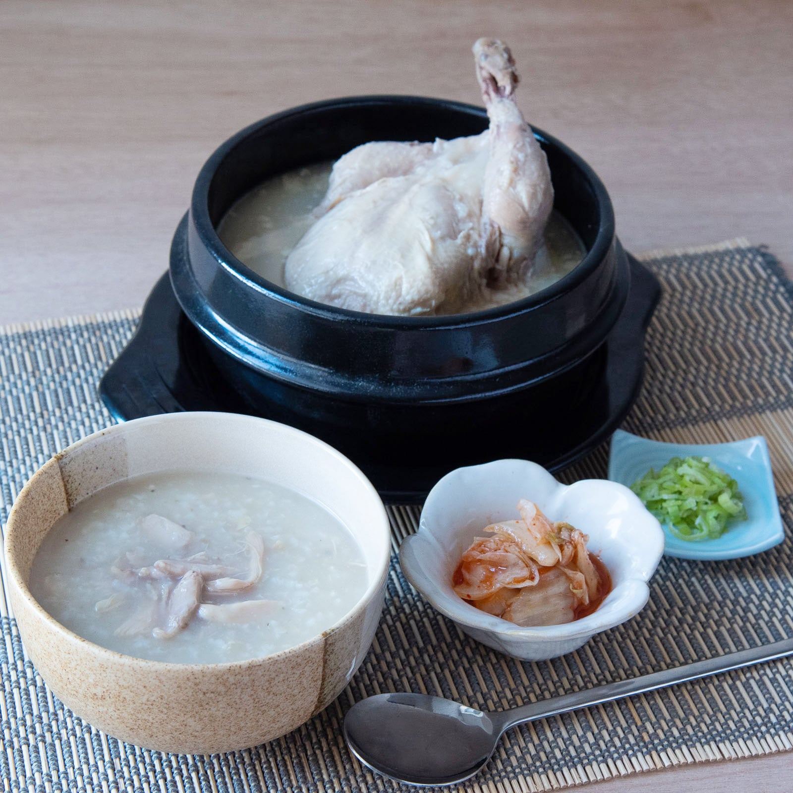 サムゲタン丸鶏とお粥4個セット　朝日新聞モール