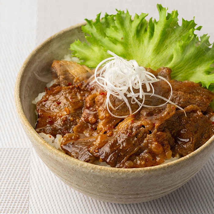 焼肉丼 十番 牛カルビ皿 4食セット