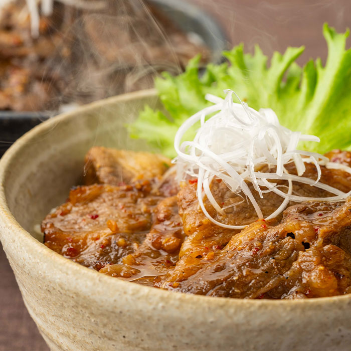 焼肉丼 十番 牛カルビ皿 4食セット