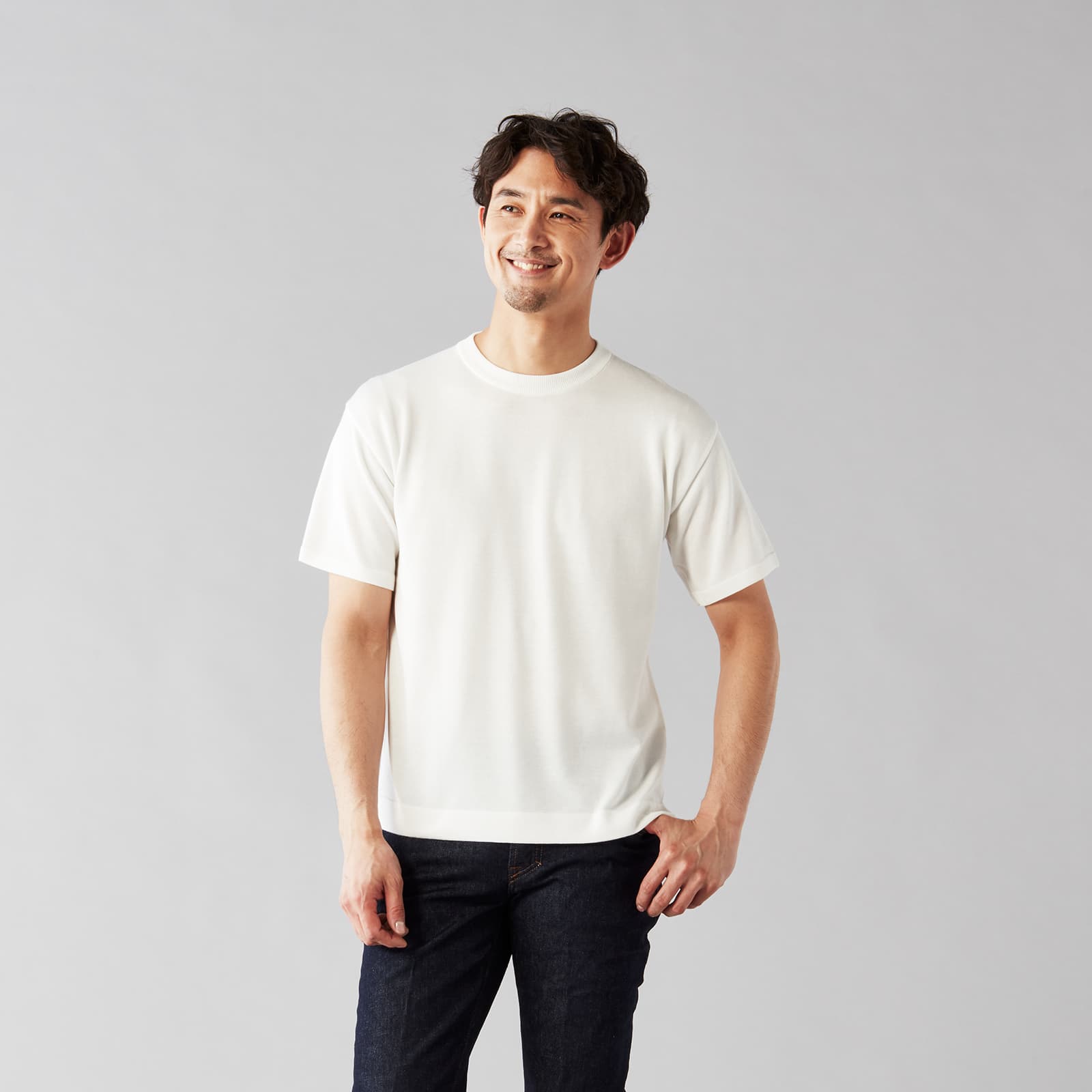 12GGクルーネックTシャツ(NE2（ホワイト）, 46)
