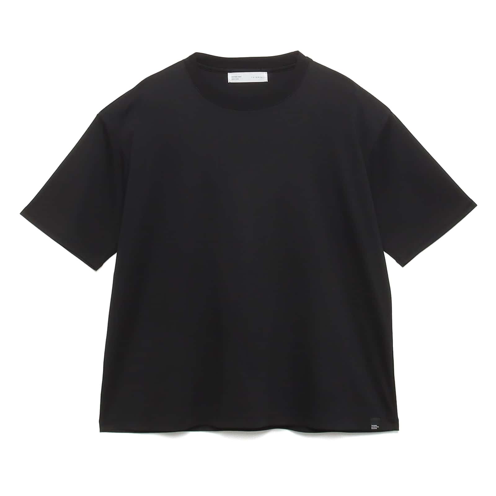 クルーネックスタンダードTシャツ(ブラック, XL)