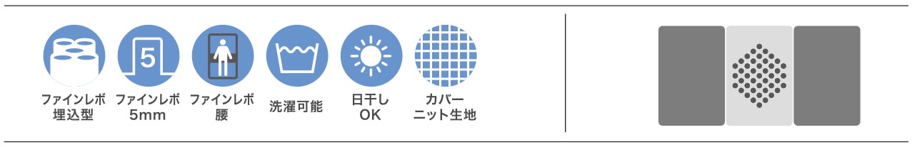 【販売終了】【メーカー直送　開梱設置料込み】ファインレボ　敷き布団